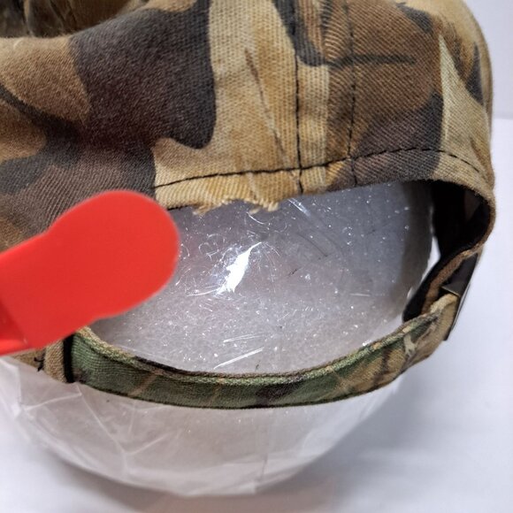 Ducks Unlimited Camo Adjust Strapback Hat Outdoors Hunting Embroidery Logo - Picture 10 of 10